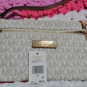 Michael Kors - Jet Set - Large Vanilla Wristlet